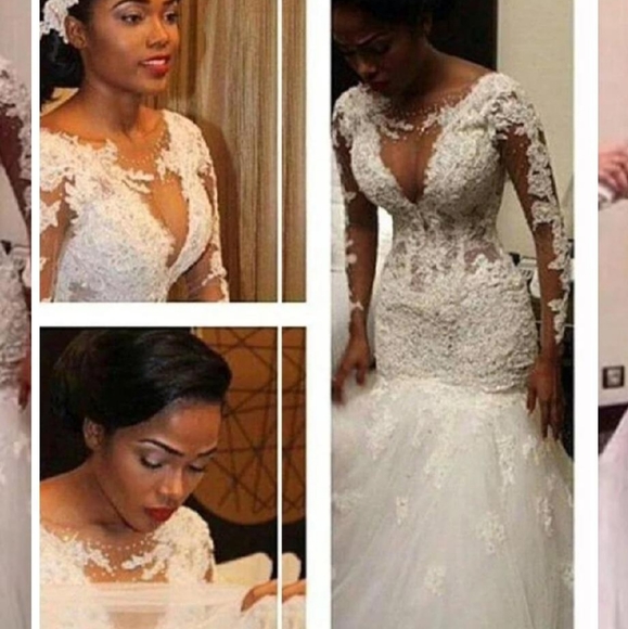 None Dresses & Skirts - Trumpet Mermaid Wedding Dress